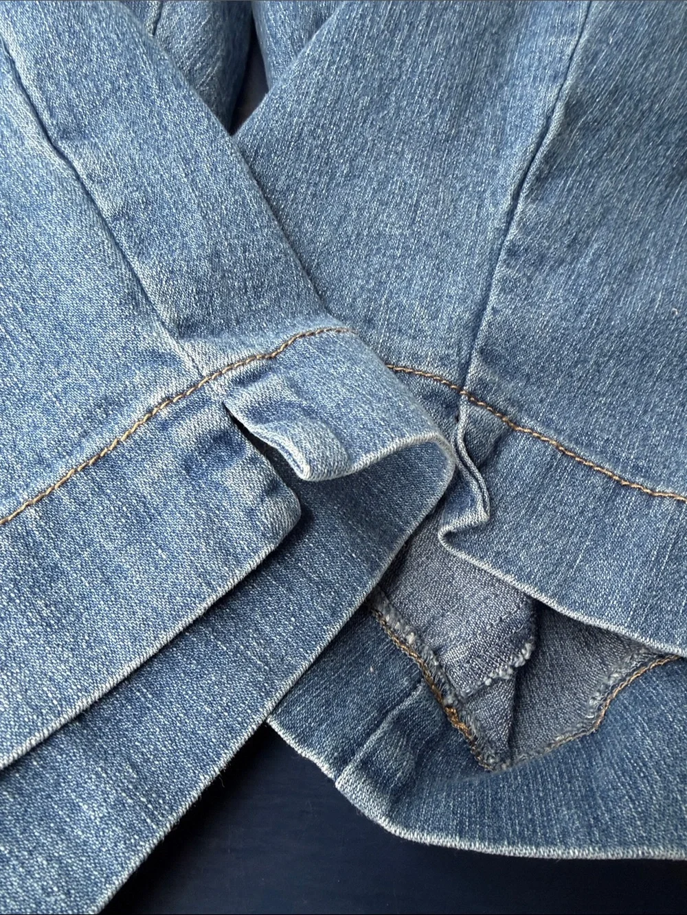 Just my size 1x Denim Pull-On Long Jeans Shorts